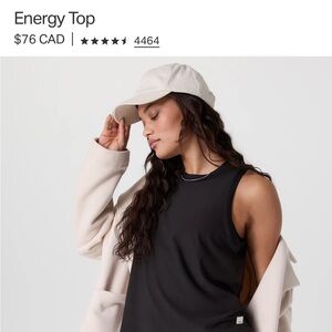 Vuori Energy Tank - Black